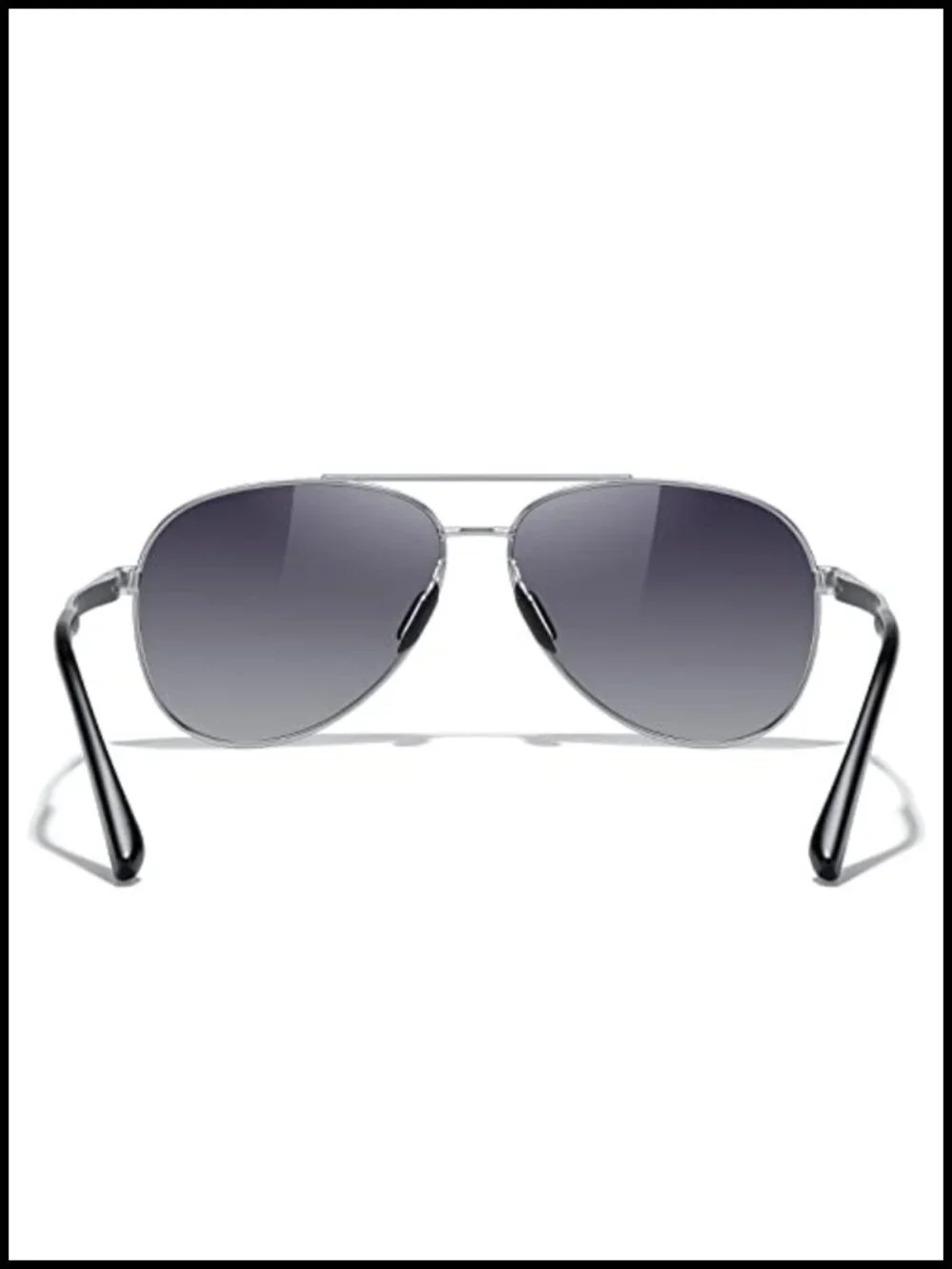 Polarized Aviator Sunglasses UV 400 Protection Metal Frame Mirrored Lens